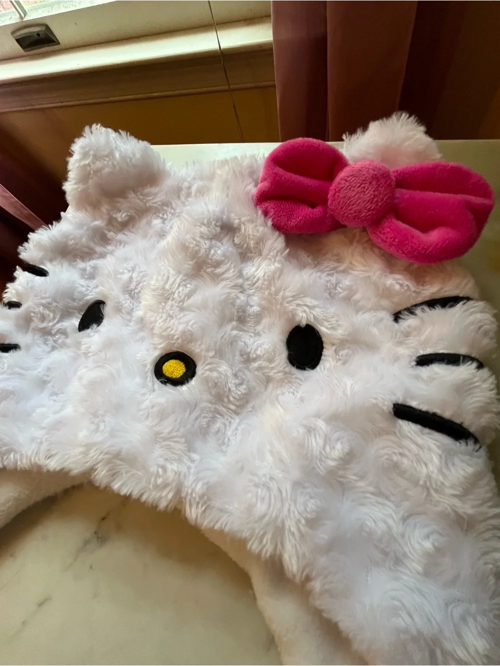 Hello Kitty Plush Tassel Beanie - OS